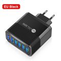 USB Charger 6 Ports 30W Fast Charging Phone Power Adapter Quick Charge 3.0 Wall Charger For iPhone 15 14 Samsung Oneplus Xiaomi.
