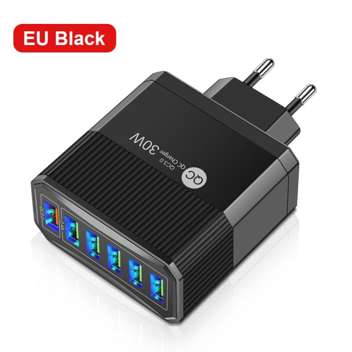 USB%20Charger%206%20Ports%2030W%20Fast%20Charging%20Phone%20Power%20Adapter%20Quick%20Charge%203.0%20Wall%20Charger%20For%20iPhone%2015%2014%20Samsung%20Oneplus%20Xiaomi%20-%20Image%207
