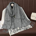 【Unbeatable Prices】 2024 Tassel Blanket Design Thick Pashmina New Winter Warm Shawl Wrap Cashmere Scarf Women Neckerchief Poncho Stoles. 