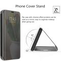 For Xiaomi Redmi Note 12 5G Case Clear View Mirror Flip Stand Phone Case For Redmi Note 12Pro Note12 Pro Protection Back Cover. 