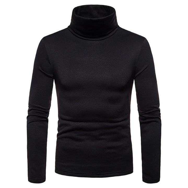 Men’s High Neck sweater Black