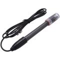 2Pcs Ph-201 Black Laboratory Electrode Electrode Sensor Connector Probe Ph Composite Electrode.