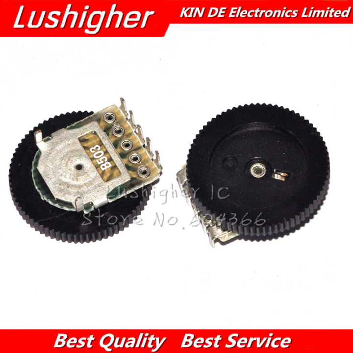 5pcs%20Double%20Gear%20tuning%20potentiometer%20B102%20B103%20B203%20B503%20B1K%20B10K%20B20K%20B50K%203Pin/5Pin%2016*2mm%20Dial%20Potentiometer%20-%20Image%203