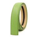 HIDUP Good Quality Real Genuine Leather Automatic Model Belt for Men Blue Colour Strap Only Without Buckle 3.5cm Width LUWJ17.