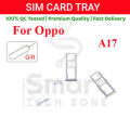 Oppo A17 Sim Tray Micro SD Card Slot with Sim Ejector Pin Replacement Part.