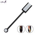 Monja Nail Art Black Strong Cat Eye Magnet Stick UV Gel Magical Magnetic Line Strip Shaping Effect DIY Removable Magnet Board. 
