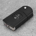 Flip 2 Button Remote Key Fob Case Shell Cover Fit For MAZDA 2 3 5 6 RX8 MX5 2B. 