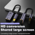 Premium HD 8K@60Hz HDMI-compatible 2.1 to USB-C Video Adapter Type-C toDP/Mini DP HD Converter Male to Female For Laptop TV HDR.