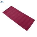 Soft Fleece Sleeping Bag Liner Business Backpacking Thermal Camping Blanket Deep Red. 