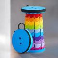 Portable Telescopic Stool Collapsible & Retractable Folding Chair for Adults Lightweight Foldable Seat for Camping Fishing Hiking Outdoor Indoor.