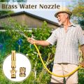 High Pressure Brass Water Nozzle Watering Tool Adjustable Pressure Washer.