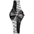 Korean version of minimalist fashionable colored student and women's watch, couple's waterproof ultra-thin quartz men's steel watch wrist. 