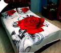 King Size Cotton Bed Sheet With 2 Pillow Covers.