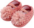 New Design Baby Girls (6-12 months) Soft Toddler Shoes Infant Walkers Shoes Colorful Flowers Princess Shoes Sandals Flat. 