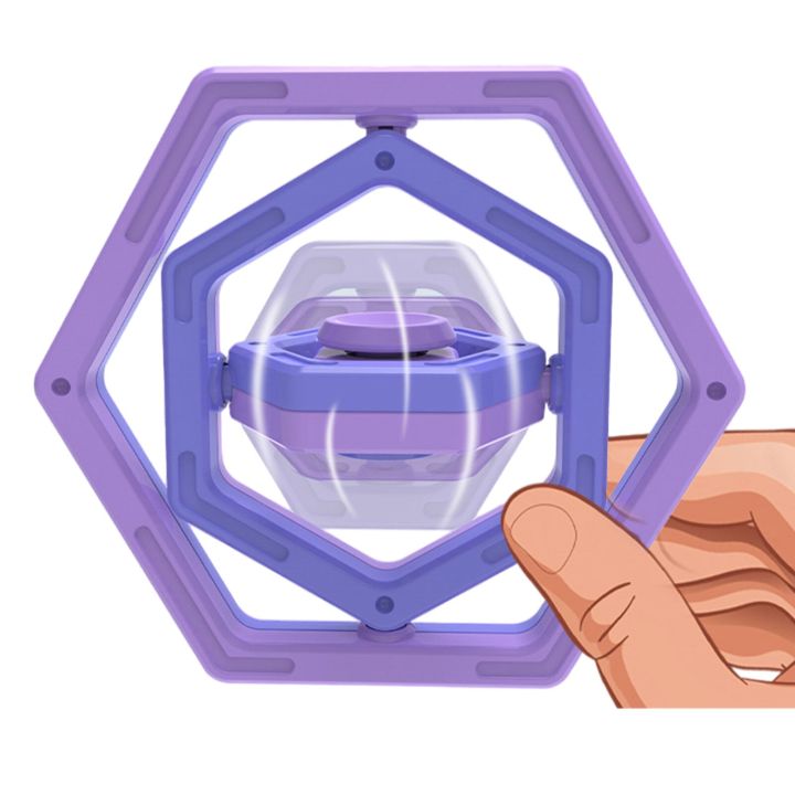 3D Infinite Flip Fidget Spinner Creative Multi Funny Antistress Spinning Fingertip Decompression Gyro Figet Toys for ADHD Autism