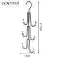 Coat Storage Rack Multi-functional Heavy Duty Closet Organizer with 3 Layers 6 Hooks Perfect for Bags Scarves Ties Hats Jewelry Anti-slip Design for Closet Organization Rack. 