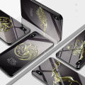 【3C VictoryEagle】UCUC for OnePlus 7T Back Game Thrones Luxury Personalized Patterns Glass Phone Case. 