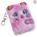 Cute Cartoon Plush Cat Small Hand Ledger Diary Book Girl Note Book Student Birthday Gift Notebook For Kids School Supplies Eatop. 