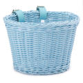 Storage Pouch Mountain Bike Removable Handlebar Basket Carrier Pannier Children Vintage Rattan Bicycle Baskets.