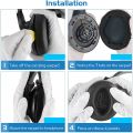 2Pcs Protein Leather Replacement Ear Pads for Life , Q20BT Headphones Earpads.
