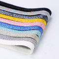 Lsgs 1pair fashion glitter shoelaces colorful flat shoe laces for athletic running sneakers shoes boot 1cm width shoelace strings.