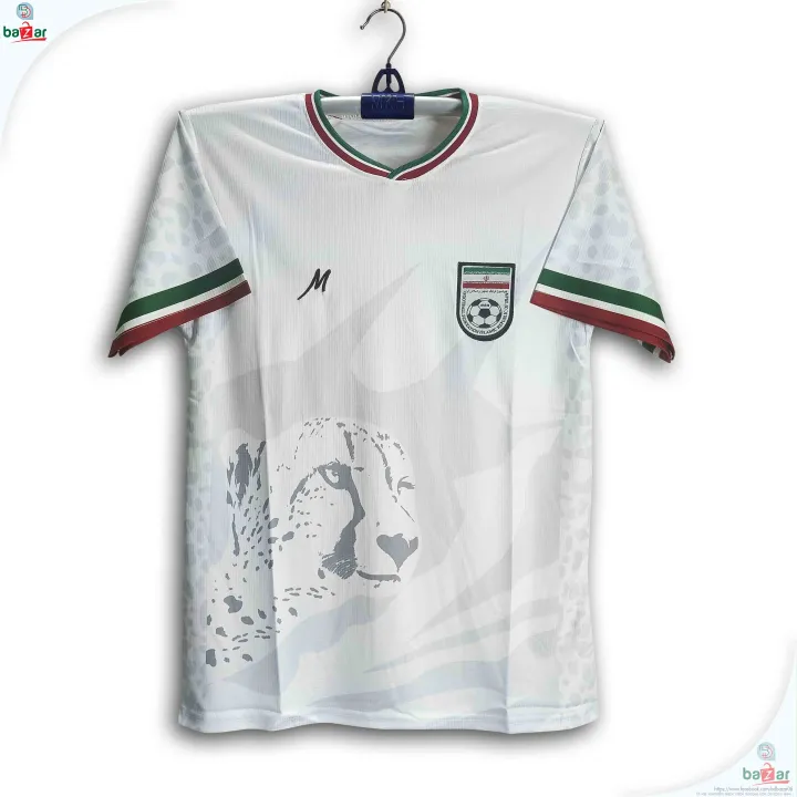 Iran World Cup Jersey 2026 Thai Premium Football Jersey For Men - Half Sleeve Tiger t shirt - Iran Jersey 2026