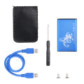HXSJ 2.5 Inch HDD Case SATA HDD to USB3.0 Converter Adapter External Case Hard Disk Drive Box External HDD Enclosure(Blue). 