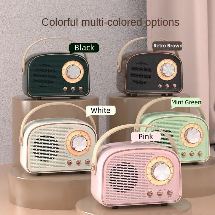 Retro Mini Bluetooth Speaker DW21 Classical Music Player Sound - Main Image