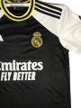 Real Madrid (With Embroidery) Premium Football Jersey Black. 