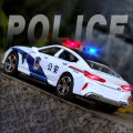 Scale 1/32 M8 Police Car Model Toy Metal Diecast with Pull Back 110 Simulation Vehicle Models Doors Openable Boy Collection Gift.