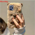 Ins Korean Cute 3D Capybara Soft Case For OPPO Realme C55 C53 C35 C30 C25Y C21 C17 C15 C12 C11 10T 10 9 8 7 6 5 Furry Fur Covers. 
