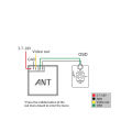 ANT Nano 1200TVL Global Camera WDR OSD 1.8Mm Ultra Light Camera 16: 9 ANT Nano Camera for FPV Tinywhoop Cinewhoop Toothpick Mobula6. 