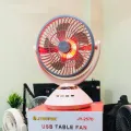 Jy Super JY-2570 🔥 15+ Hours Backup | 7200mAh Battery | Silent Rechargeable AC/DC Fan 🔋.
