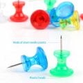ZOROOM Giant Push Pins 200-Pack Large Thumbtacks Used for Cork Board Bulletin Board with Plastic Case.