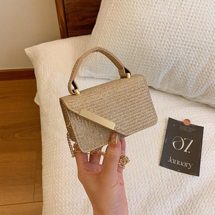 Stylish Shoulder Bag Luxurious Versatile Mini Clutch Handbag Elegant Trendy Evening Bag for Wedding Party Banquet Evening Lady