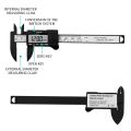 0-150mm LCD Digital Calipers Electronic Digital Vernier LCD Screen Caliper Millimeter Conversion Micrometer Measuring  Ruler-0-150mm. 