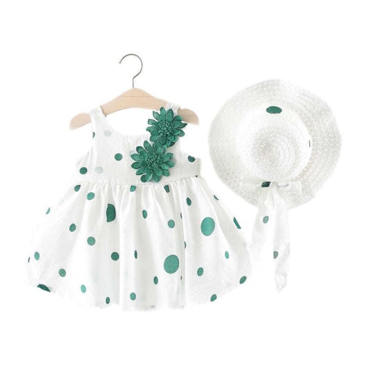 2022%20Summer%20Newborn%20Baby%20Clothes%20Baby%20Girl%20Clothes%20Cute%20Print%20Sleeveless%20Cotton%20Beach%20Dress%20+%20Sun%20Hat%20Princess%20Dresses%20-%20Image%202