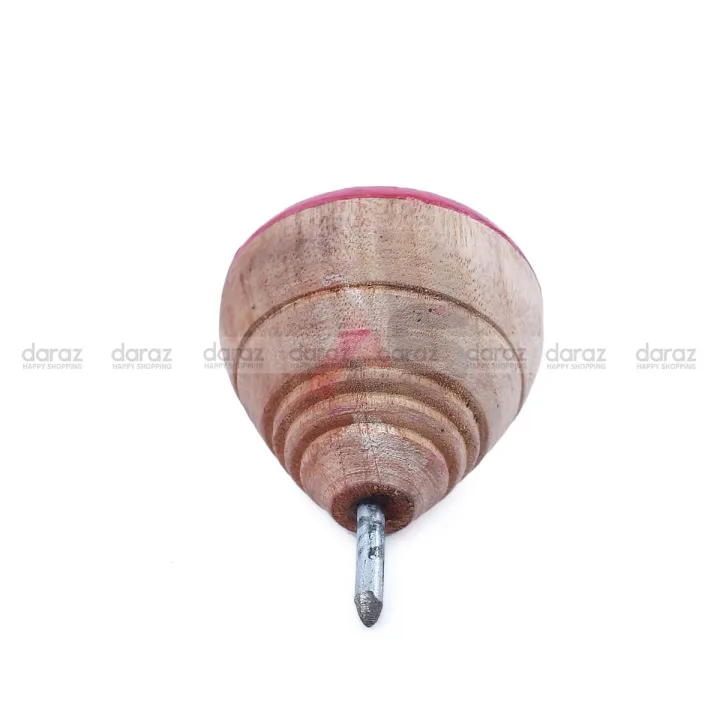 Wooden%20Latim%20toy%20spinner%20toy%201%20Pieces%20for%20Your%20Baby%20-%20Traditional%20Playing%20Lattu-%20Free%20Ropes%20-%20Image%203