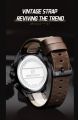 NAVIFORCE NF8055L PU Leather Chronograph Watch For Men’s –Black & Chocolate. 