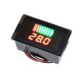 Car Charge Level Indicator DC 12V 24V 36V 48V 60V 72V Capacity Meter Tester Display LED Tester Voltmeter.