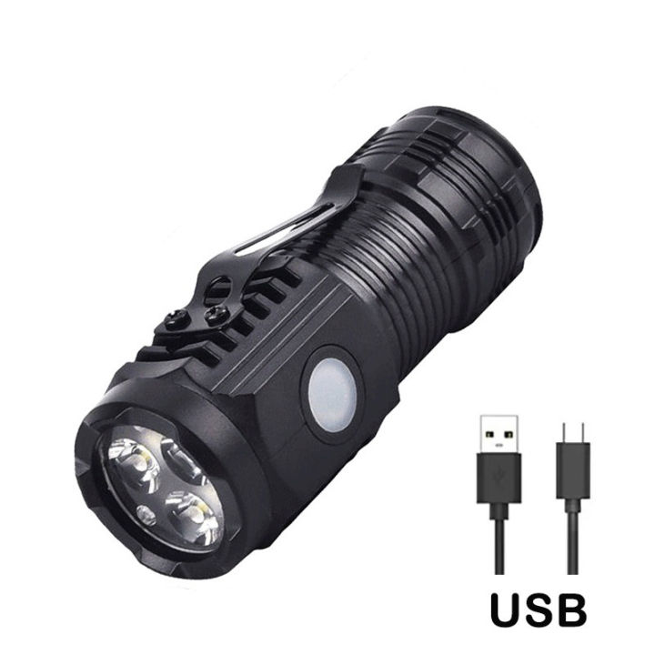 Mini%20Three-Eyed%20flashlight%20super%20power%20flashlight%20portable%20magnetic%20resonance%20led%20rechargeable%20torch%20for%20home%20-%20Image%203