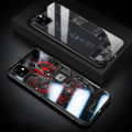 For iPhone 11 Back Cover Version Theme Case Tempered Glass Protection shockproof Cover for iPhone 11 case Transparent Circuit Board Design Full Coverage Phone cases.