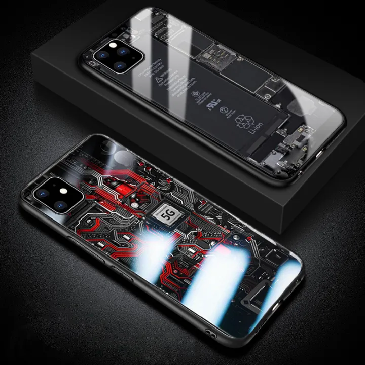For%20iPhone%2011%20Back%20Cover%20Version%20Theme%20Case%20Tempered%20Glass%20Protection%20shockproof%20Cover%20for%20iPhone%2011%20case%20Transparent%20Circuit%20Board%20Design%20Full%20Coverage%20Phone%20cases%20-%20Image%209