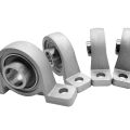 BRADOO- 4Pcs KP08 Pillow Block Mounted Ball Bearing (Diameter 8mm Bore) Zinc Alloy Pillow Block Bearing.
