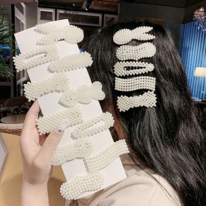 Women's Hair Clip Random Design with Pearl Fashionable Hair Accessories