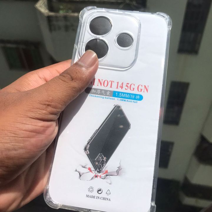 For%20Transparent%20Cover%20For%20Xiaomi%20Redmi%20Note%2014%205g%20Transparent%20Cover%20Shockproof%20Transparent%20Bumper%20Phone%20cover%20-%20Image%204