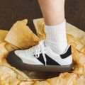 Bai Jingting Same Style Puffy Shoes Men's and Women's Low-Top Casual Fat German Training Shoes Platform Street Style Big Head Ugly and Cute Bread Board Shoes. 