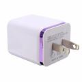 4 USB Home Wall Power Charger Adapter For iphone Samsung ipod S3 S4 Purple. 