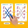 Children Montessori Drawing Toys Pen Control Training Color Shape Math Match Game Set Toddler Learning Educational Toys for Kids.