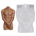 3D Human Body Art Model Silicone Resin Casting Mould 6.2x4x9.7cm. 
